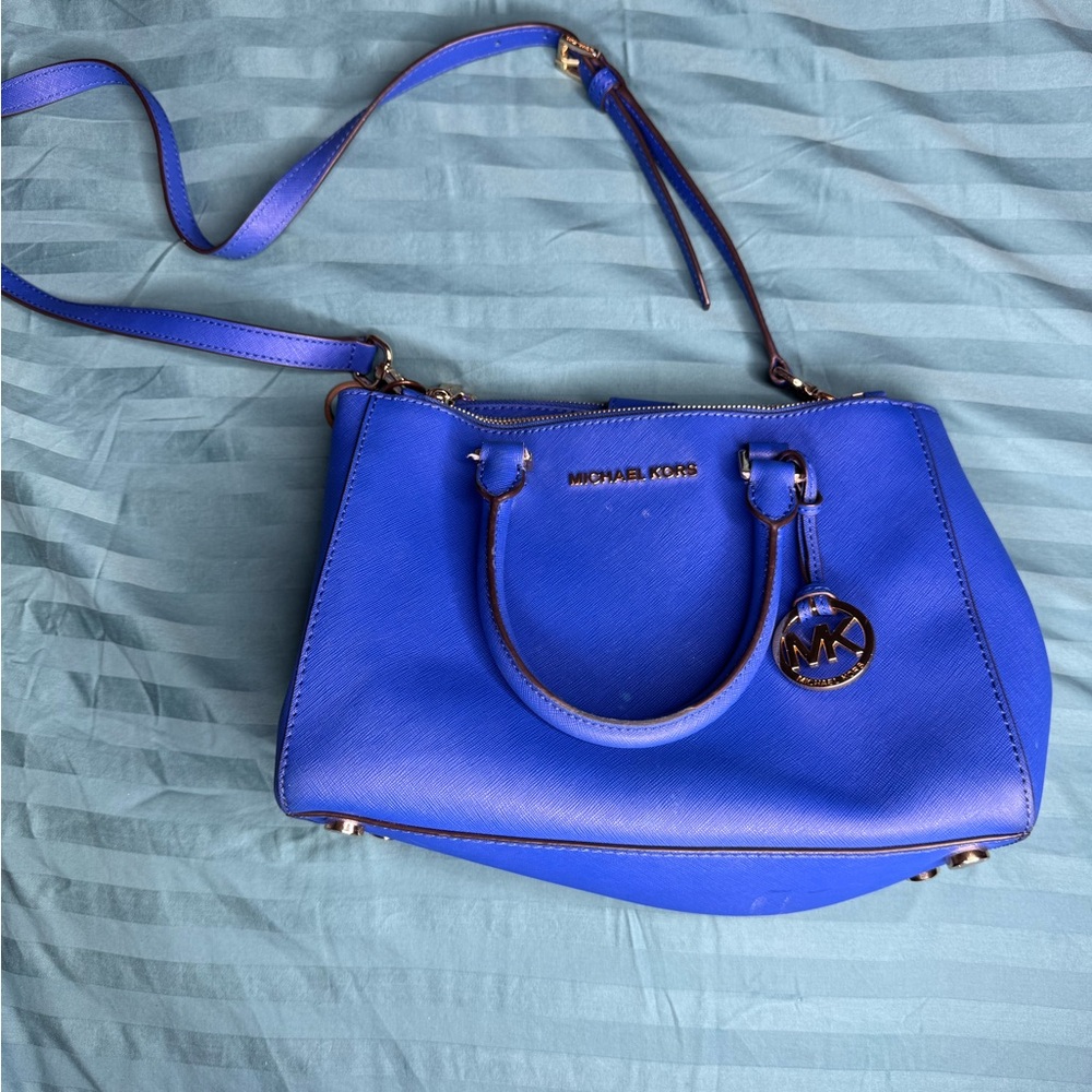 Michael Kors Royal Blue Satchel